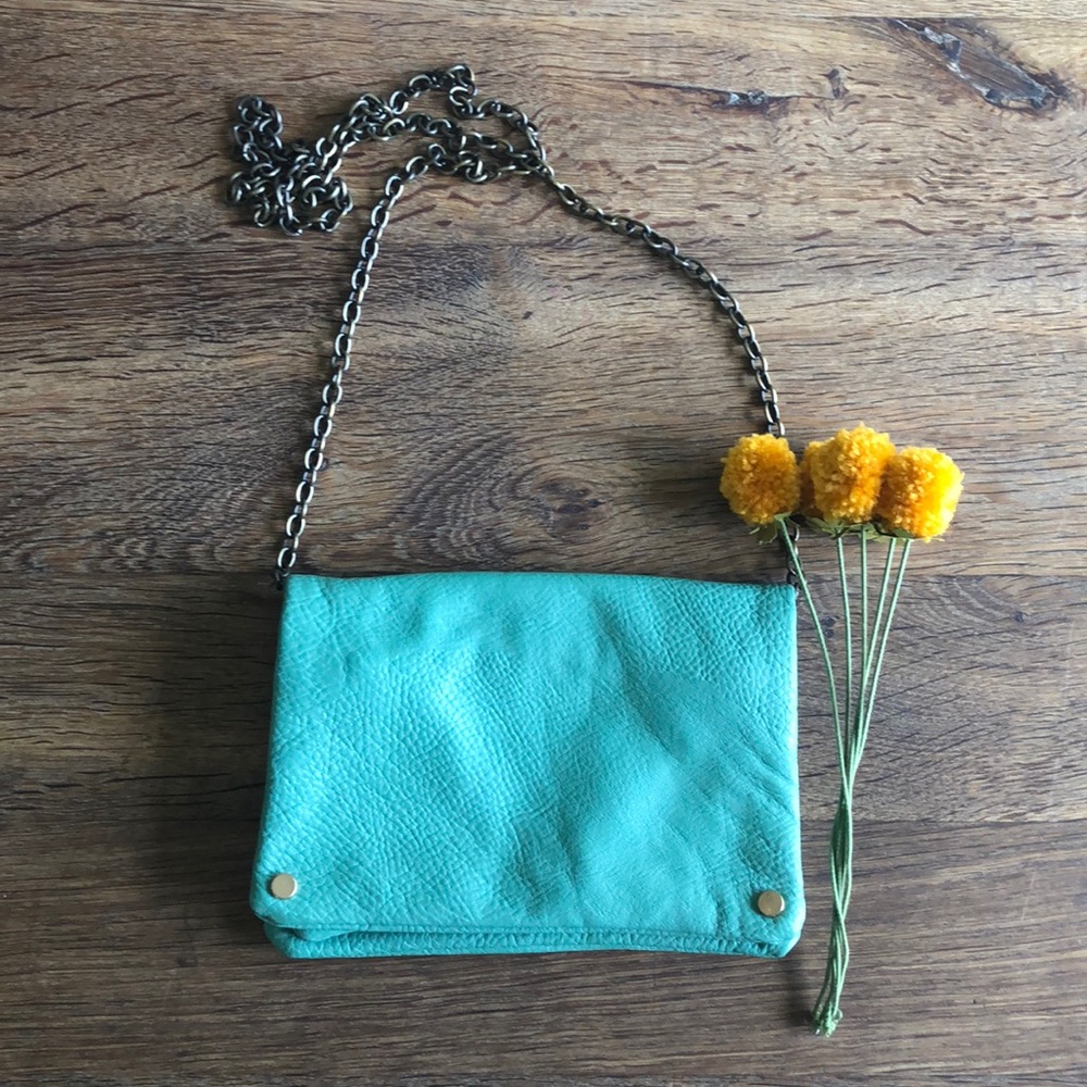 Teal Crossbody Bag